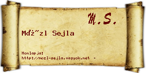 Mözl Sejla névjegykártya